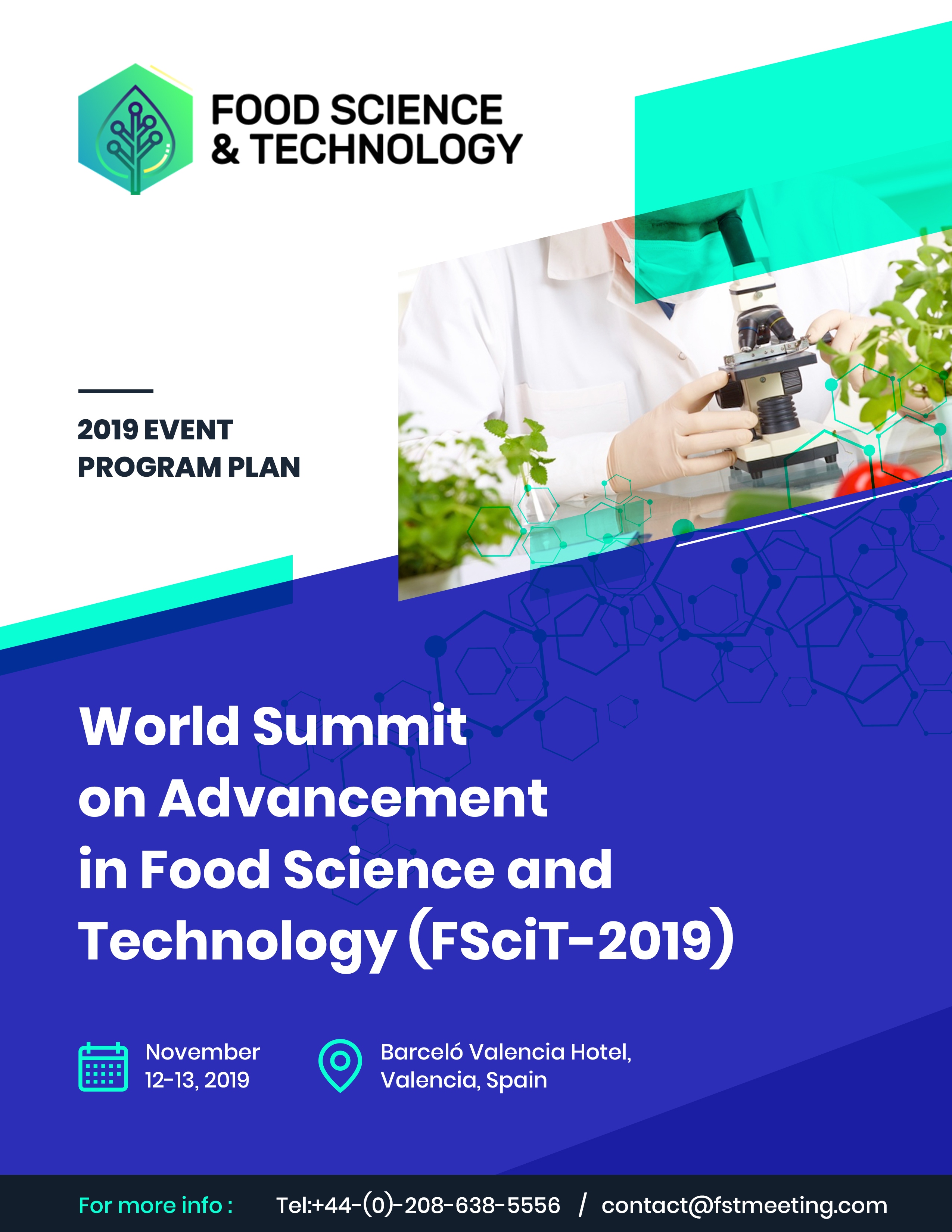 "World Summit on Advances in Food Science and Technology" (FSciT-2019)